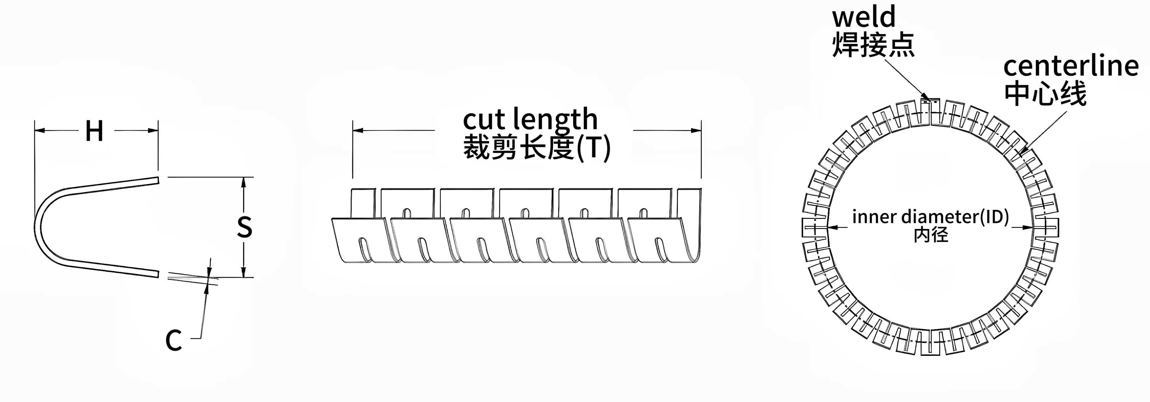 U型泛塞封弹簧的图纸——瀚达泛塞封弹簧 U型泛塞封弹簧的图纸——瀚达泛塞封弹簧